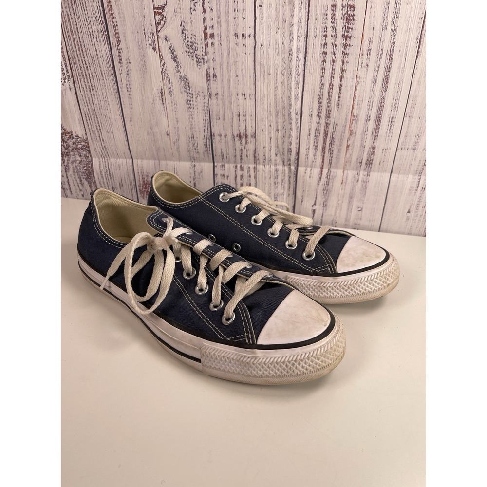 Vintage Converse Men Chuck Taylor All Star Low Blue Sneaker Size 7